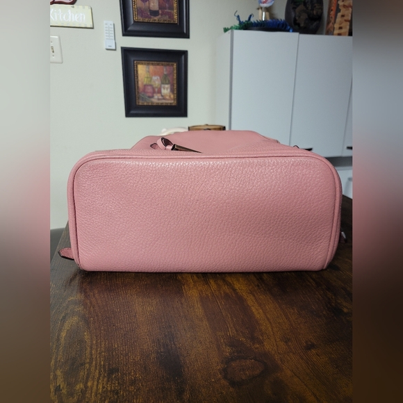 MICHAEL Michael Kors Rhea Zip Pink Medium Size Backpack - Picture 3 of 11